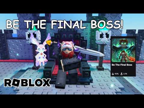 Roblox Be The Final Boss game thumbnail showing the castle defense theme